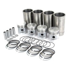 Fits Massey Ferguson TE20 TO20 Piston Liner Kit With Rings S.60738 Qty 4 Sets