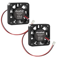 2-Pack 40mm x 10mm DC 12V Brushless Cooling Fan, 4010 Smart Fan for Computer ...