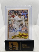 2024 Topps - 89 Topps Auto - Graham Pauley RC - Padres 
