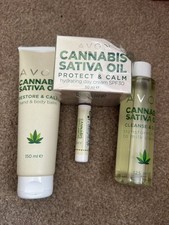 Avon Sativa Cannabis Oil Collection Protect & calm, Set 4 products , new, rare