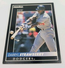 1992 Score Darryl Strawberry #80 Pinnacle Los Angeles Dodgers Baseball Card