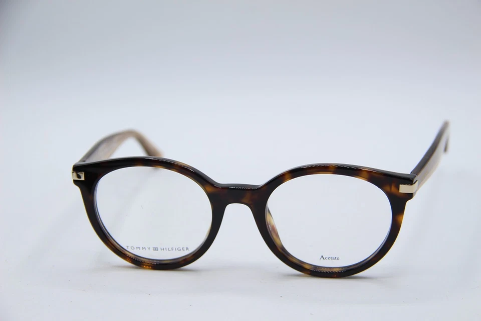 NUEVAS GAFAS TOMMY HILFIGER TH 1518 086 HABANA MONTURAS AUTÉNTICAS TRANSPARENTES 48-20 Foto 2 de 4