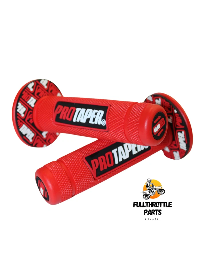 Pro Taper Solid Red Dirt Bike Hand Grips 7/8" (22mm) - YZ CRF KX KTM RMZ - Image 2 of 4