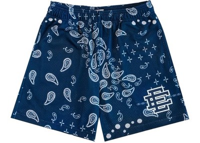 Eric Emanuel EE Basic/Core Short (SS25) Navy Paisley Brand New Size Medium