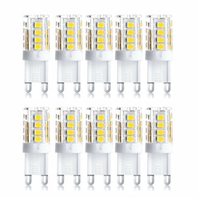 10x G9 3W LED Warmweiss 3000K 300 Lumen LED Leuchtmittel Birne Halogen 230V