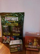 Panini FORTNITE Series 2 - STARTER PACK + MEGA BOX + BLASTER BOX Cracked Ice