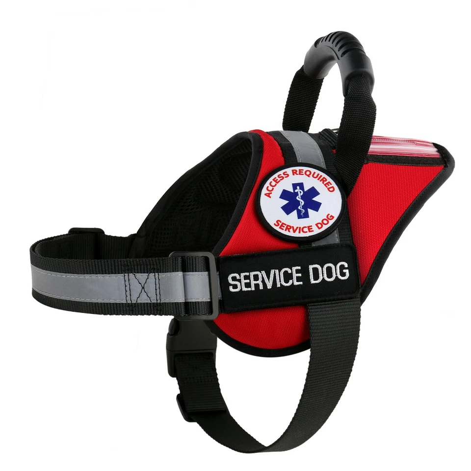 Service Dog Harness Vest Reflective - Patches - Waterproof ALL ACCESS CANINE™ - Image 2 of 4