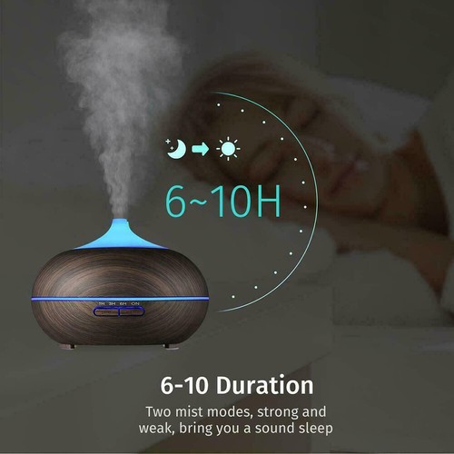 LED Ultrasonic Aroma Aromatherapy Diffuser Air Humidifier Essential Oil Purifier - Picture 10 of 12