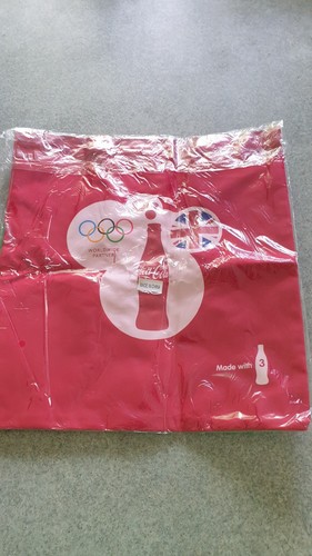 Coca Cola London 2012 Olympic Tote Bag Official - RED and Multi coloured