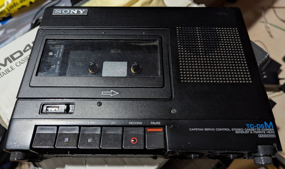 Sony TC-D5M Black Portable Stereo Cassette Tape Recorder | eBay
