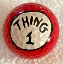 VINTAGE Logo Ball. " Dr. Seuss, THING 1 " NEVER ON-LINE BEFORE