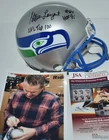 STEVE LARGENT AUTOGRAPHED TB MINI HELMET SEATTLE SEAHAWKS HOF 95 NFL TOP 100 JSA