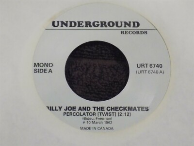 BILLY JOE & THE CHECKMATES / MONTY KELLY Percolator / Summer Set 7'' 45 re NM