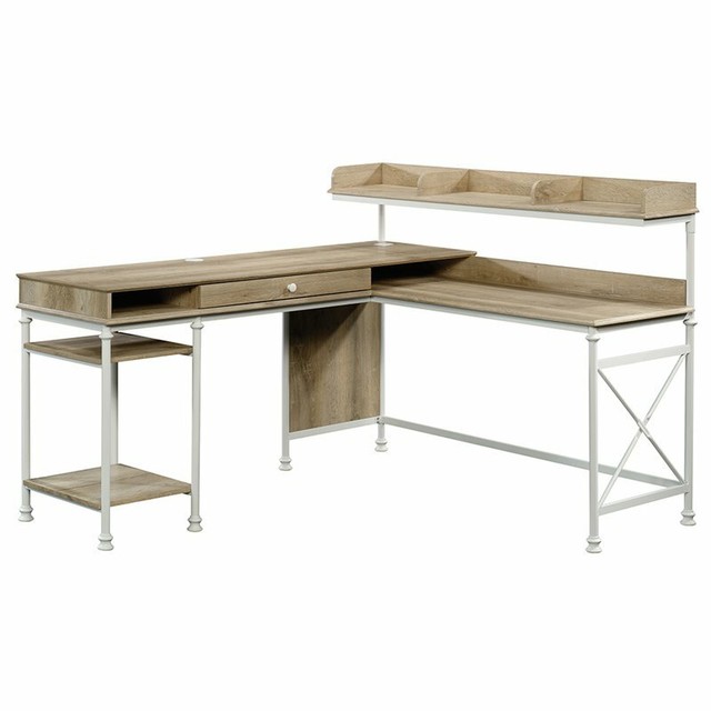 Sauder 420791 Bleeker Street L Desk Obsidian Oak For Sale Online