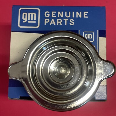 1964-1990 NOS GM Chevrolet Chrome Oil Cap Chevelle, Camaro, Nova, Buick, Olds