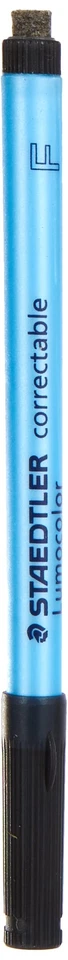 Folienstift Lumocolor correctable trocken abwischbar integrierter Wischer am ... - Bild 4 von 4