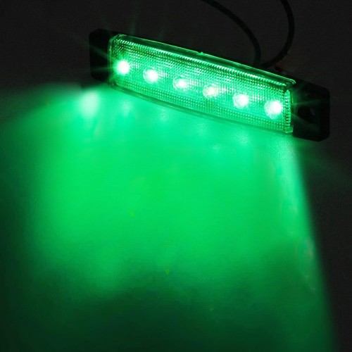 10 pcs 12V 6LED INDICATOR SIDE MARKER LIGHT TRUCK TRAILER BOAT LORRY E mark LAMP - Picture 27 of 30