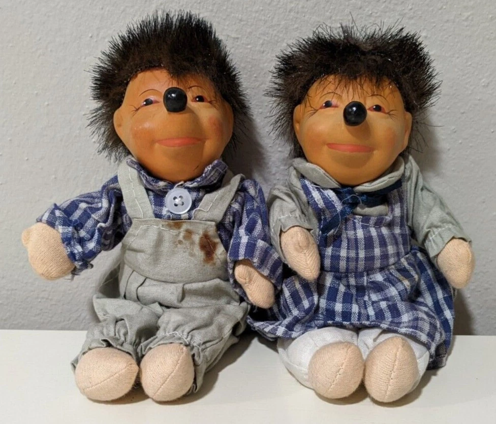 Vintage German Hedgehog Mecki and Micki 8