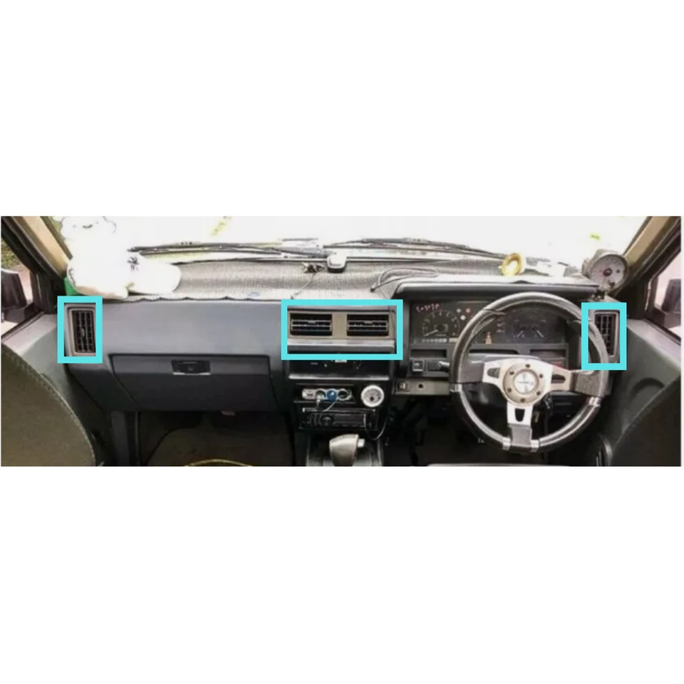 Rejilla de ventilador de ventilación de aire de calefacción 1987-1997 para Nissan Navara D21 carrocería dura UTE Foto 4 de 4