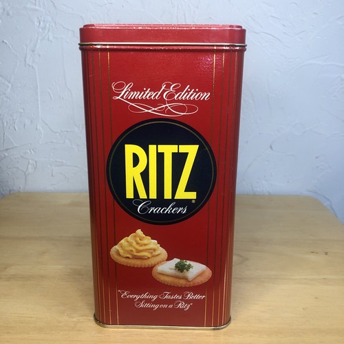 Vintage 1986 Nabisco RITZ Crackers Limited Edition COLLECTOR Metal Tin Container - Picture 4 of 14