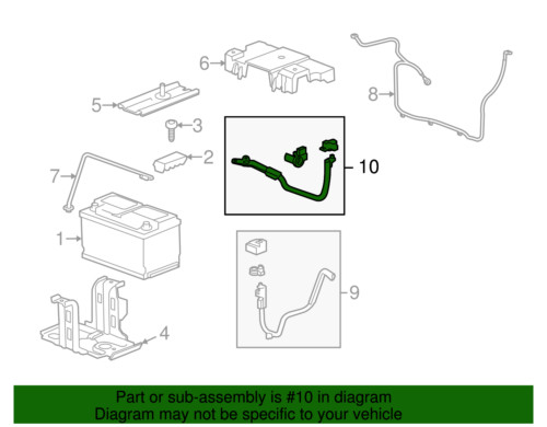 GM Battery Negative Cable 92241442 | eBay