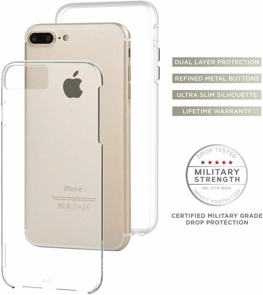 Funda Case Mate Doble Capa NakedTough para iPhone 6s Plus / 7 Plus / 8 Plus Foto 3 de 4