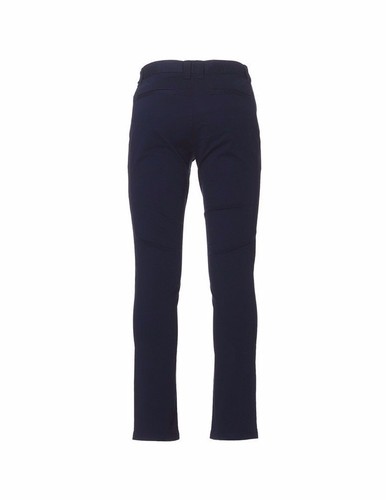 NEW Mens Slim Fit Cotton Stretch Chino Pant Smart Casual Business Trousers NAVY - Picture 4 of 4
