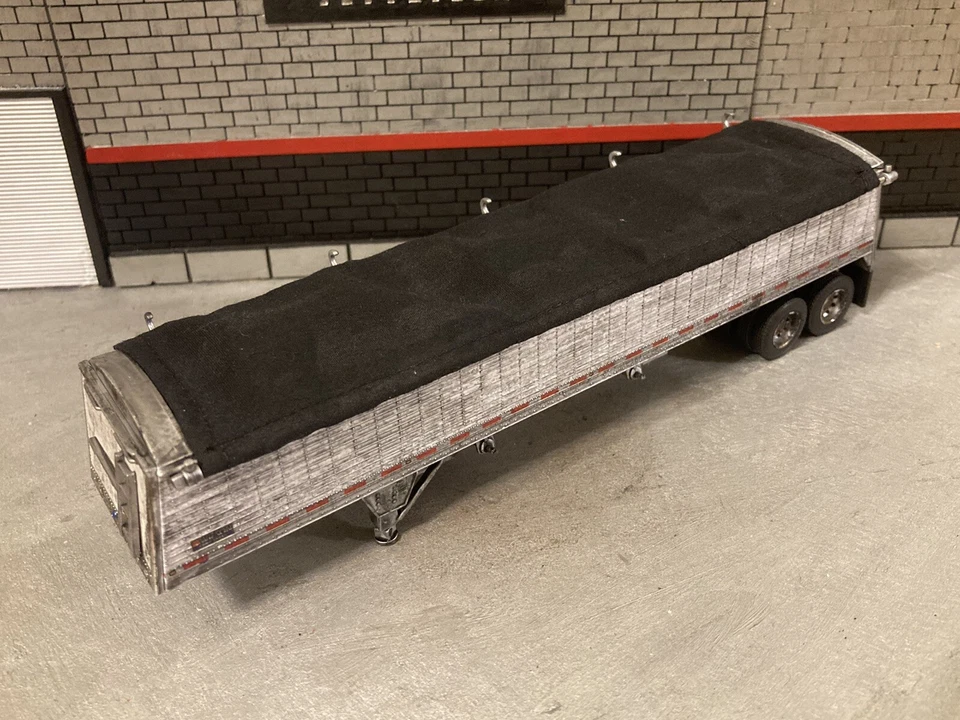 DCP Wilson Commander Grain Semi Trailer For 1/64 Diecast Truck Custom Weathered - Image 2 of 4