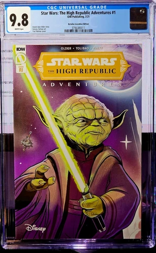 Star Wars: The High Republic Adventures #1 Yoda CGC 9.8 Nathan Incentive 1:10