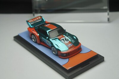 Hot Wheels Porsche 935 #1 Blue Spectraflame Custom W/ display Case