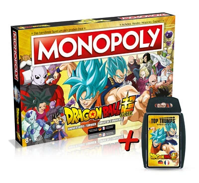 Winning Moves Monopoly Dragon Ball Super deutsch französisch Top Trumps - Bild 1 von 4