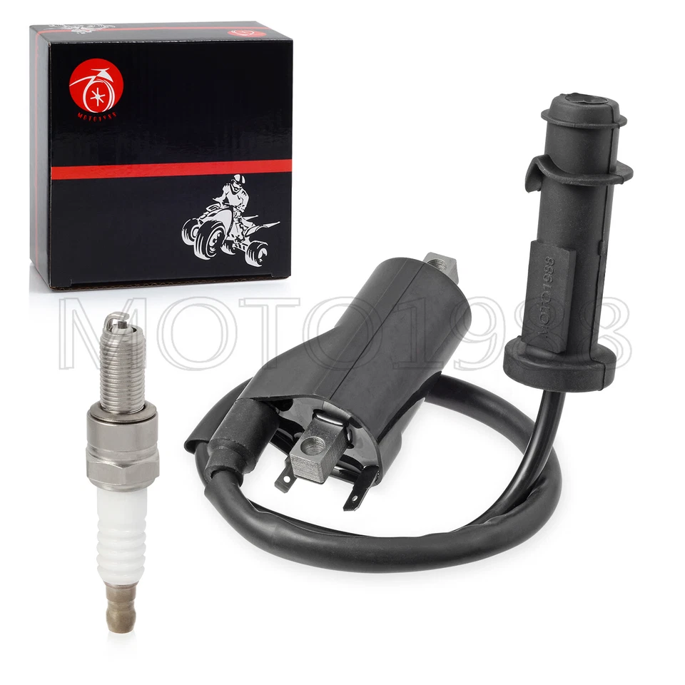 Paquete de bobinas de encendido y bujía + tapa para Arctic Cat 550 700 1000 2009 2010-2016 Foto 2 de 4