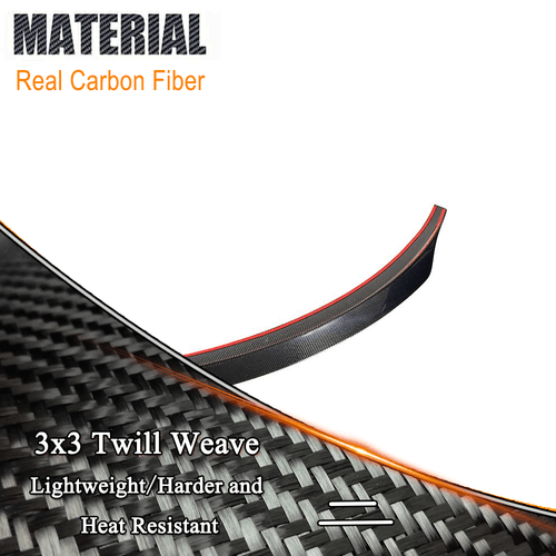 For Benz C238 E400 E450 Coupe 2017-2019 REAL CARBON Rear Trunk Spoiler Boot Wing - Picture 10 of 13