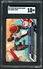 2024 TOPPS NOW OLYMIPCS #24 LEBRON JAMES SGC 10 GEM MINT
