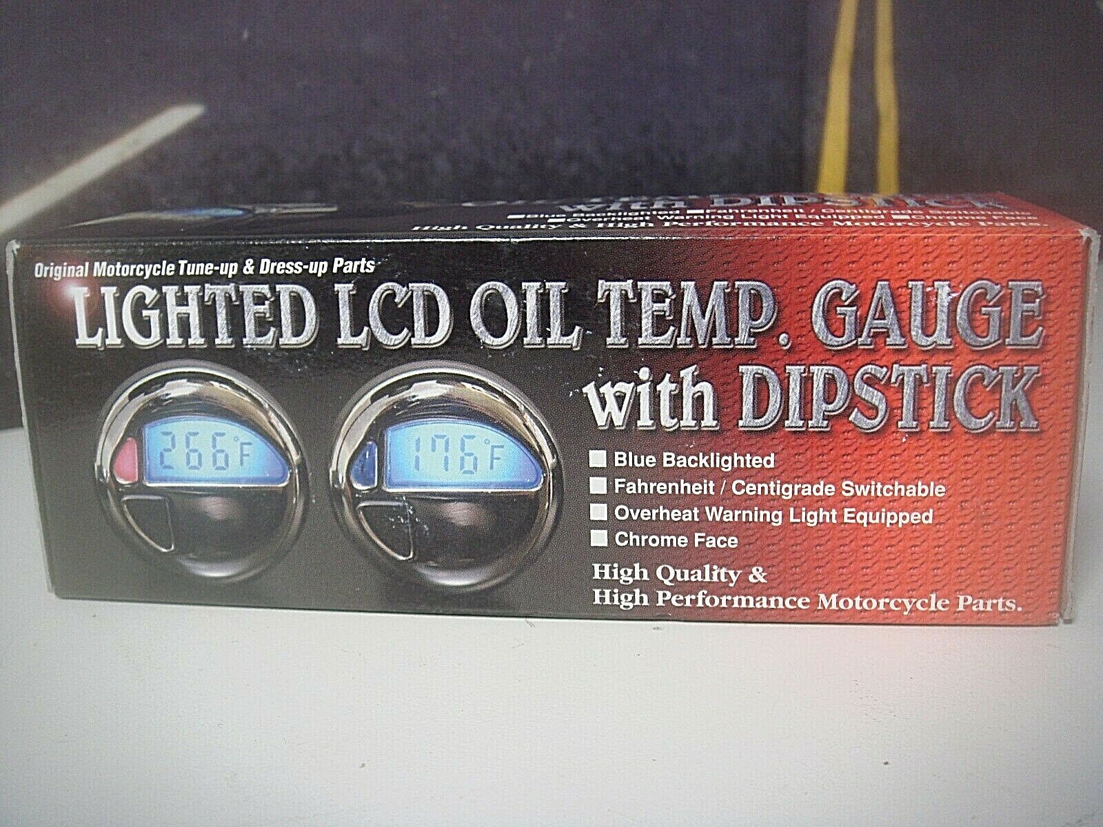 Harley Oil Temperature Sportster LCD Dipstick Gauge 19842003 VTwin 40