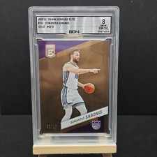 2022-23 Panini Donruss Elite Domantas Sabonis Gold #102 02/10 Kings BGN 8