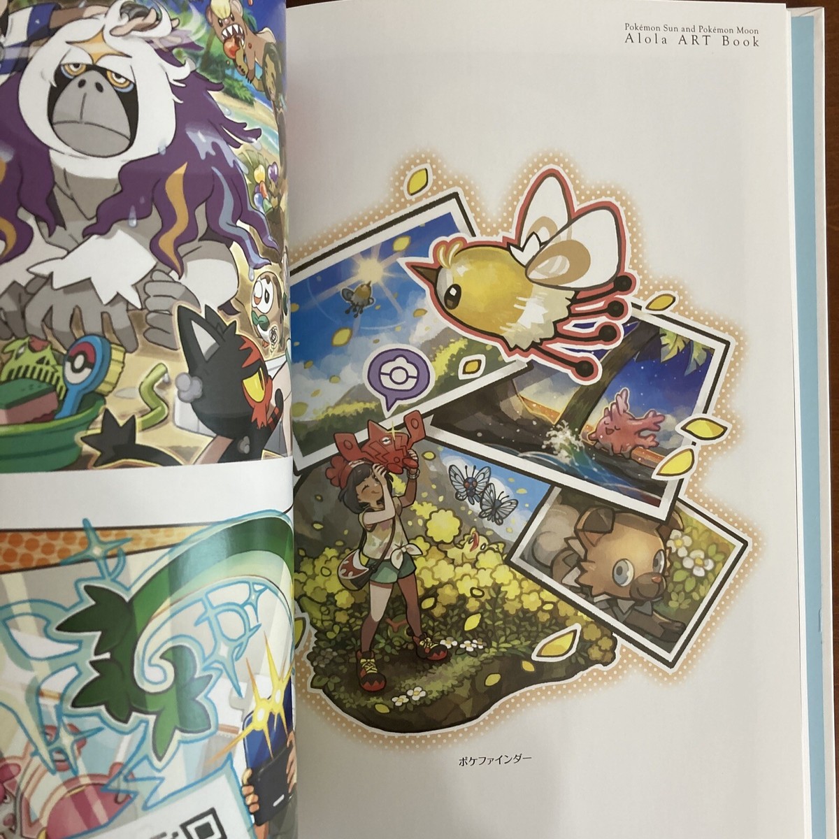 ポケットモンスター ポケモン X・Y Alola ARTBook アートブック Pokemon Sun and Moon Alola ART Book w/ CD Illustration