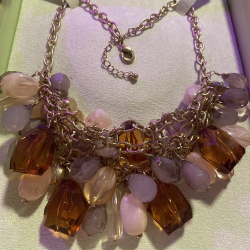 Vintage In Original Box Ross & Simons Goldtone Multi Layered Statement Necklace - Picture 4 of 10