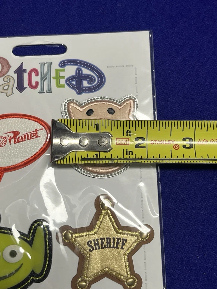 Disney Parks Patched TOY STORY PIZZA PLANET Adhesive Patch Set - NEW HTF - Image 4 of 4