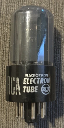 Vintage RCA 6SL7 Tube 6SL7GB Amplifier, Audio Stereo Radio Vacuum Tested Good