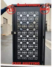 Contemporary modern metal gate, Modern Metal Gate, Custom size Art Pedestrian