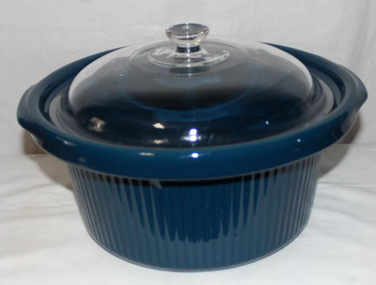 Rival, Kitchen, Vintage Rival Crock Pot Slow Cooker Blue Replacement  Stoneware Insert With Lid