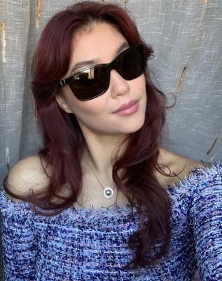 Georgio Armani Oversized Women’s Sunglasses Giorgio Armani Black/Pink Gradient GA 479/S Oversized  main image 3