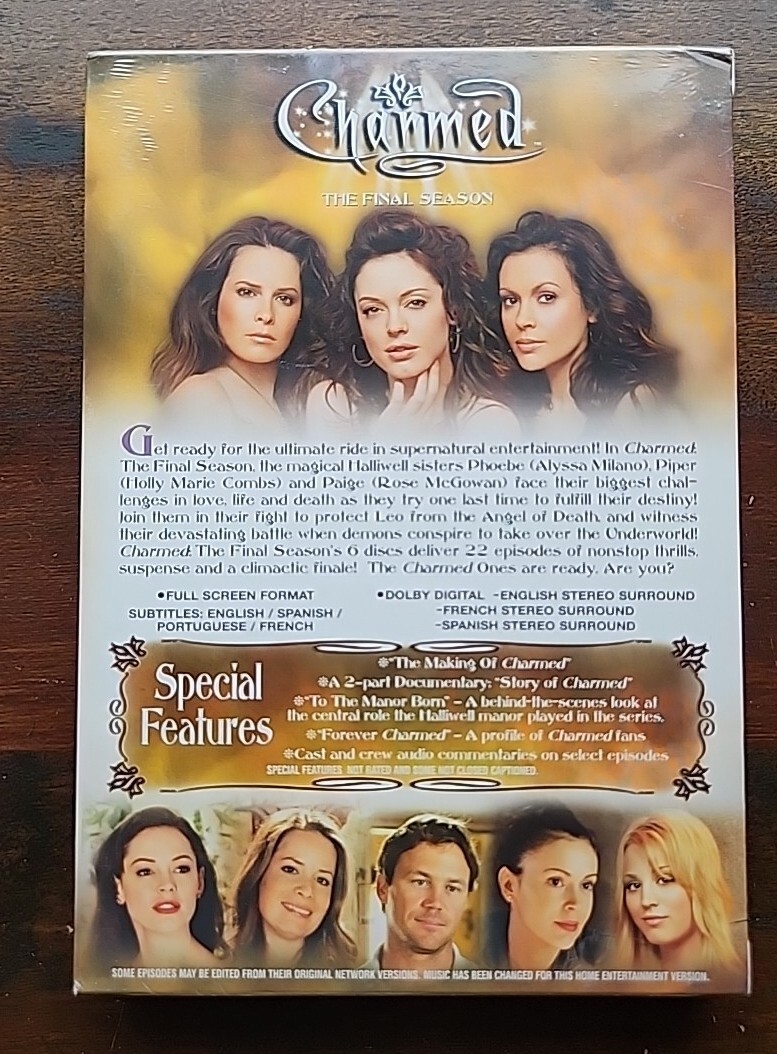 Charmed: The Final Season (DVD, 2005) BRAND NEW FACTORY