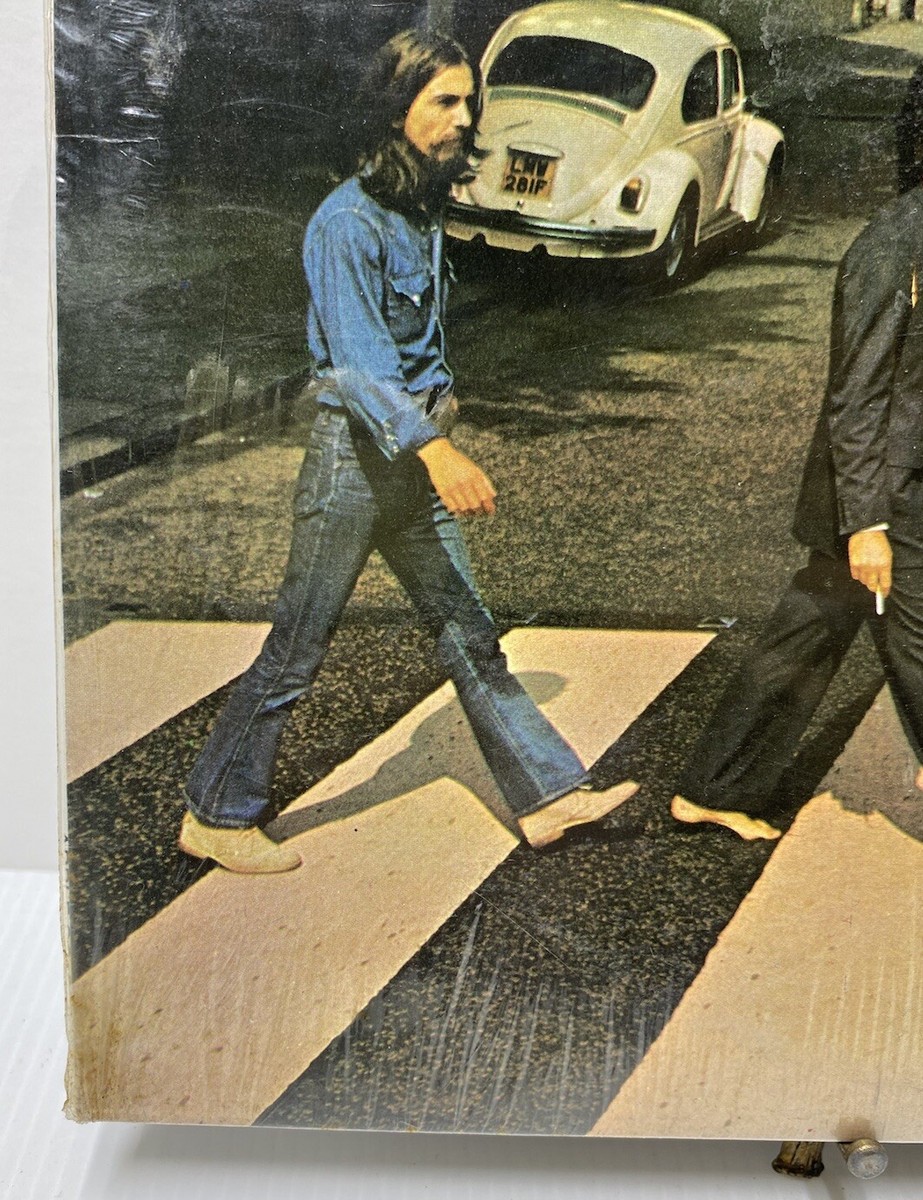 The Beatles Abbey Road SO-383 LP, Rare 1969 Uncropped & Her