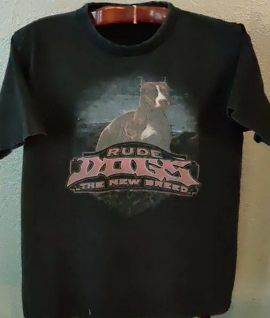 Rude Dogs The New Breed Pitbull Graphic TShirt (Mens Large) eBay