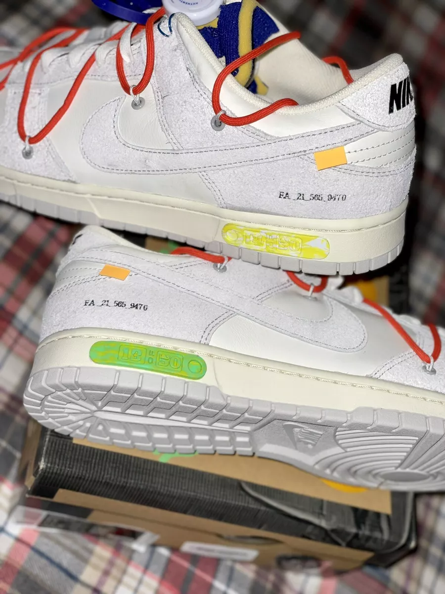 1/1 DS Nike Dunk Low x Off-White Dear Summer Lot 13 of 50 Sz 14 DJ0950 110 Sb TS