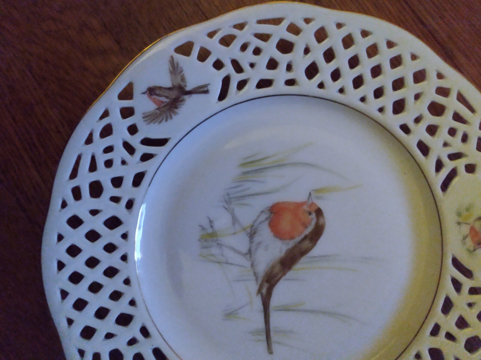 Burg Lindau Small Robin Lacey Lattice Saucer For Tea Cup Falak Tayyeb