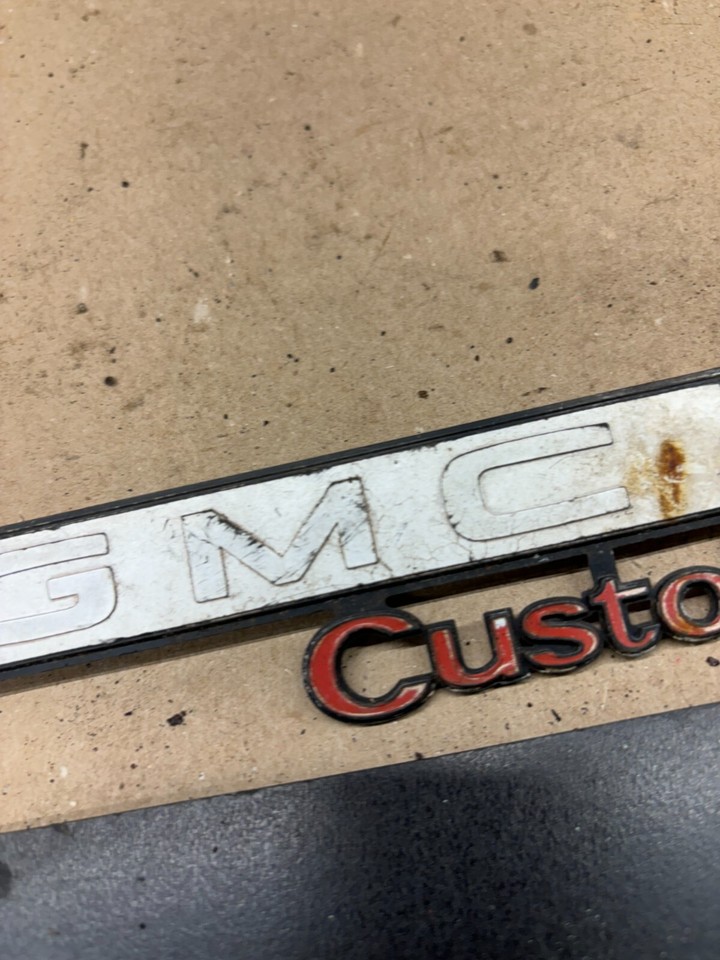 1967 1968 CHEVROLET GMC C10 K10 K30 C30 ROUGH GMC CUSTOM GLOVE BOX DOOR