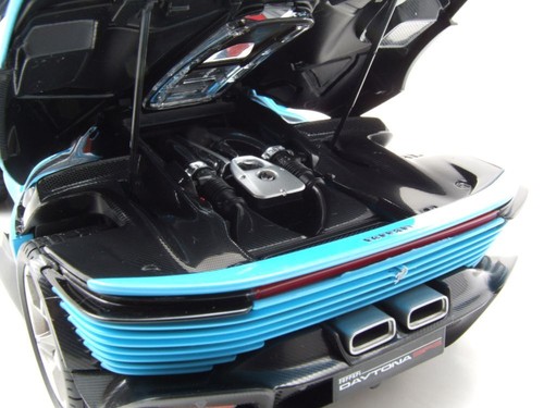 Ferrari Daytona SP3 Azul Modelo De Coche 1:18 Bburago Signature - Imagen 7 de 11